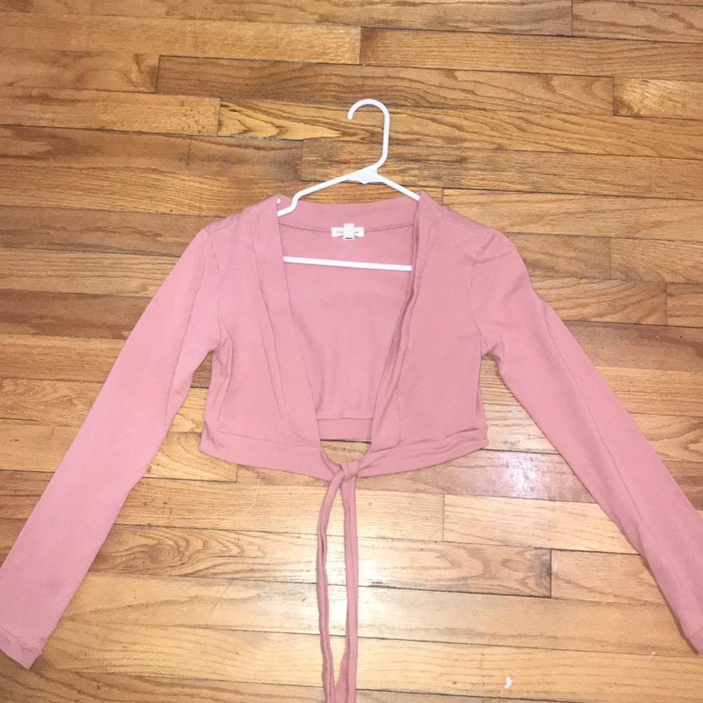 Wrap crop top